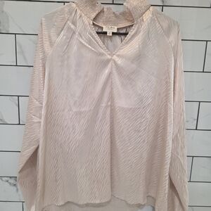 Elegant Cream Women's Top